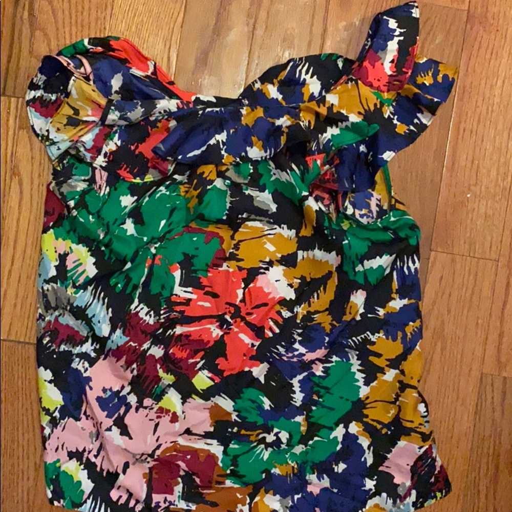J crew 100% silk size 6 blouse
